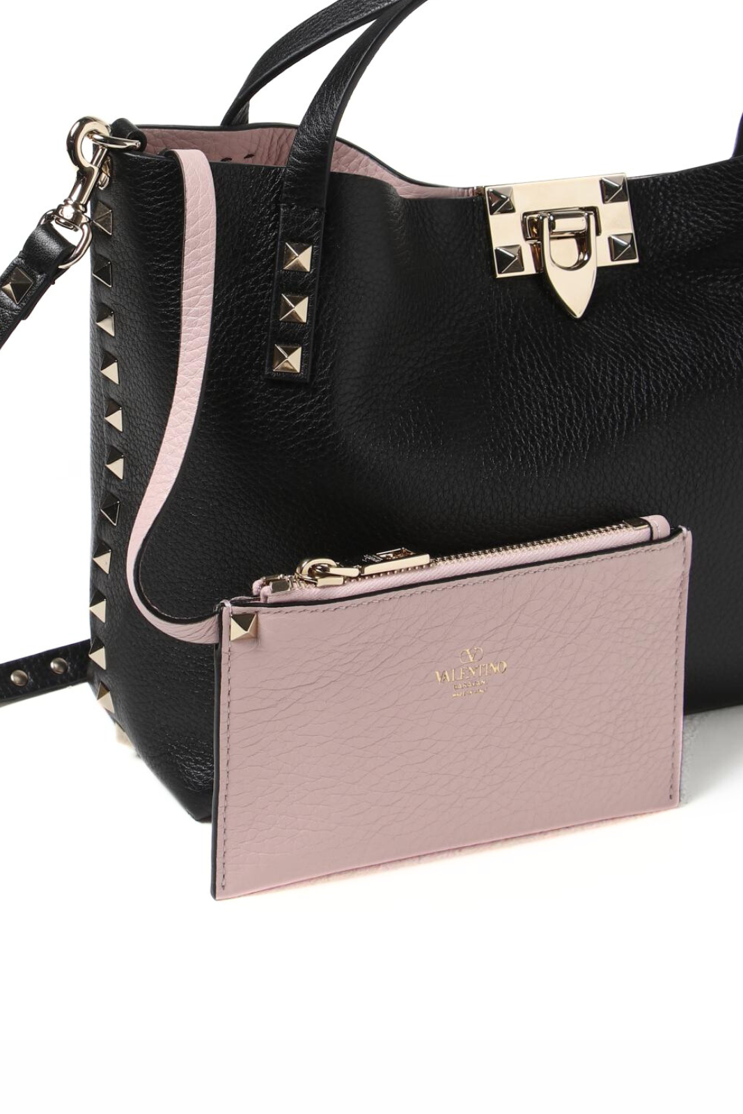 Valentino Garavani Shoulder bag woman Black Pink