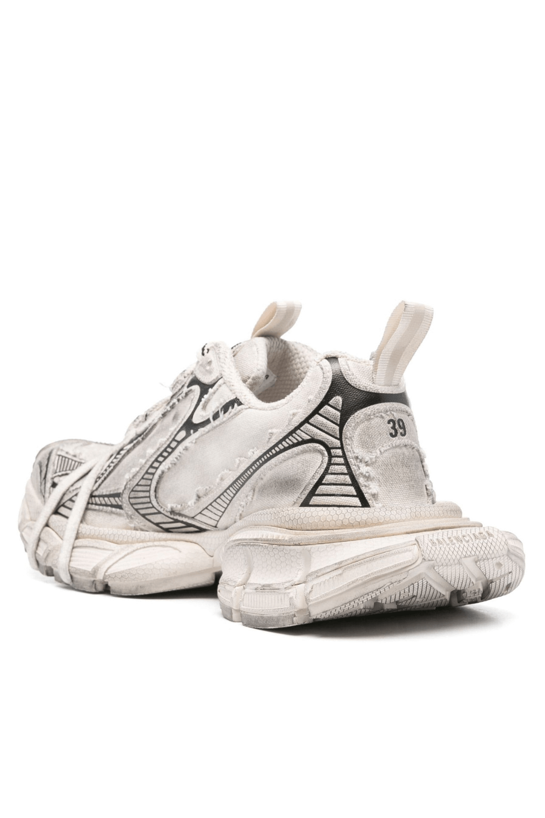 Balenciaga 3XL Sneakers in beige Destroied Canvas Men Sneakers