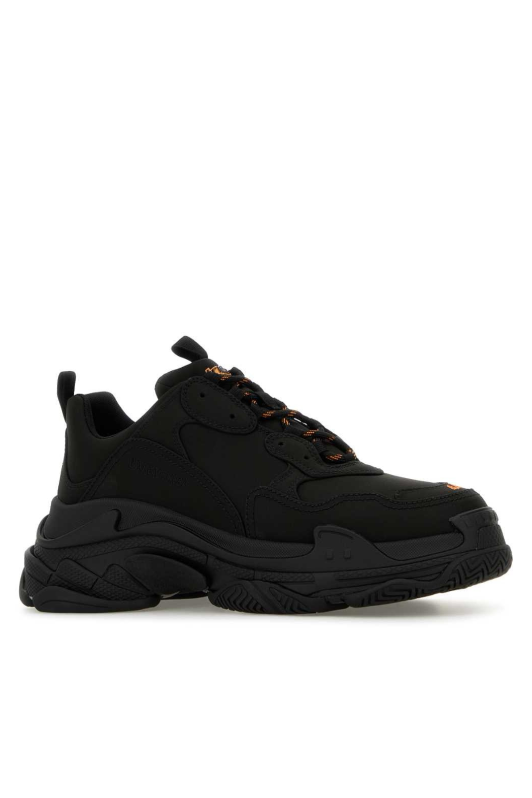 Balenciaga Black Satin Triple S sneakers