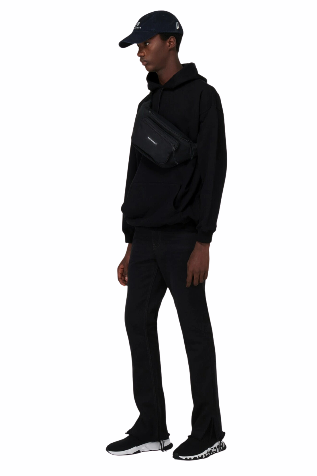 Balenciaga Clasic Cotton hoodie Black