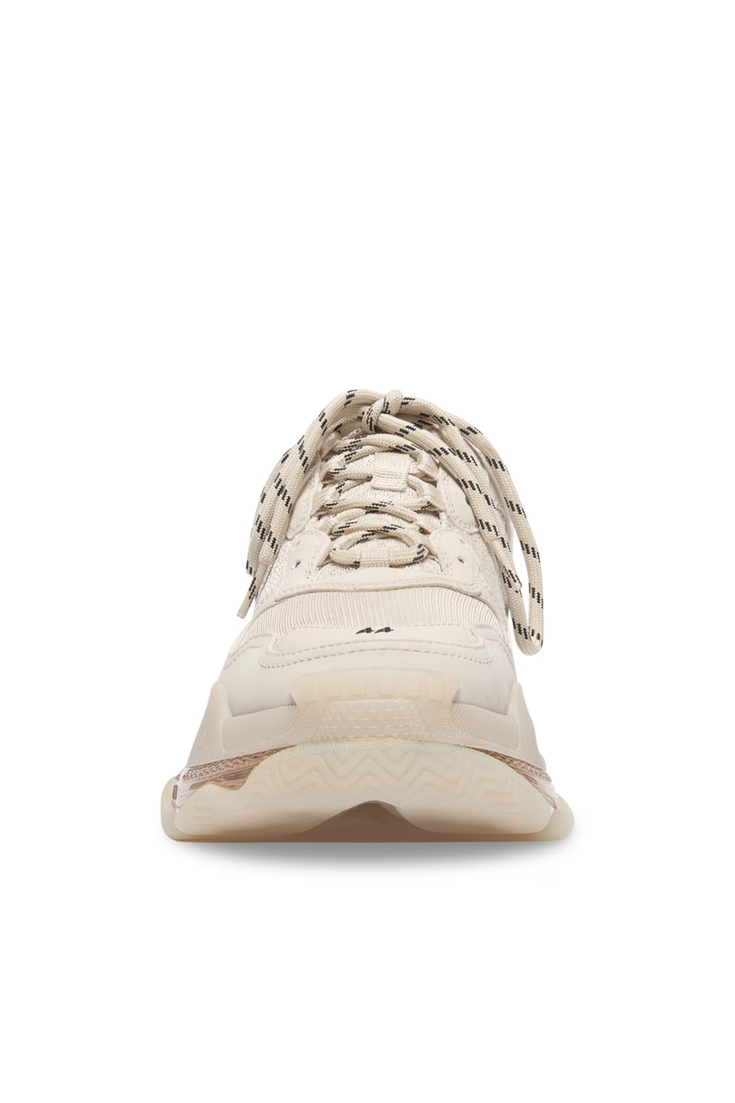Balenciaga Men's Triple S Clear Sole Trainers in Beige