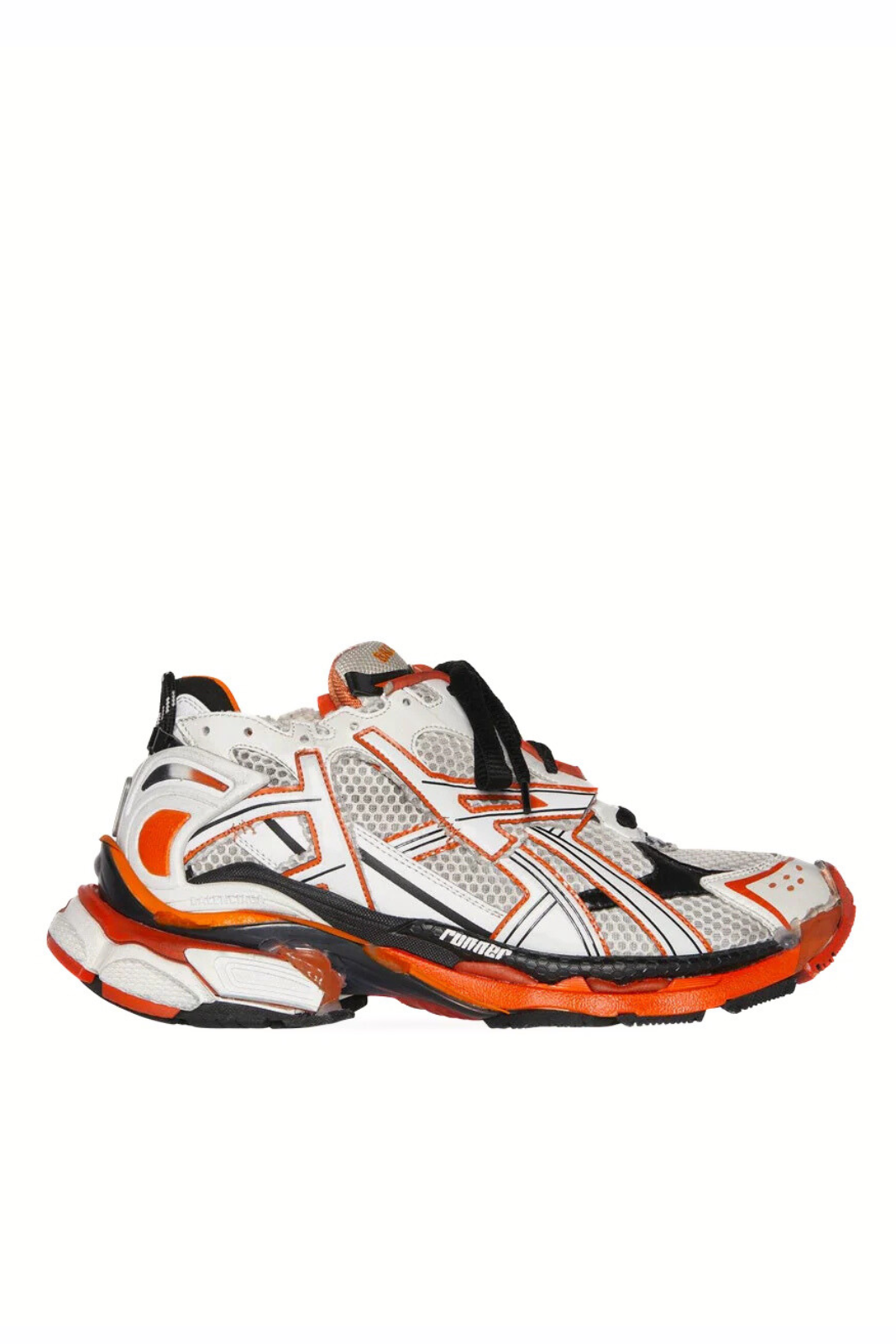 Balenciaga Runner Sneaker White Orange
