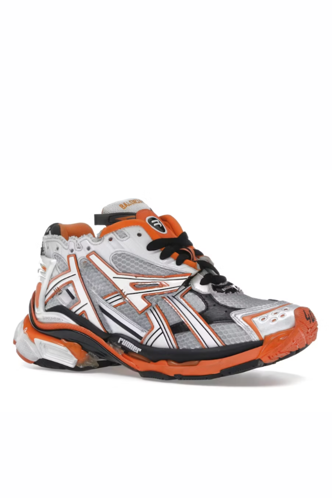 Balenciaga Runner Sneaker White Orange
