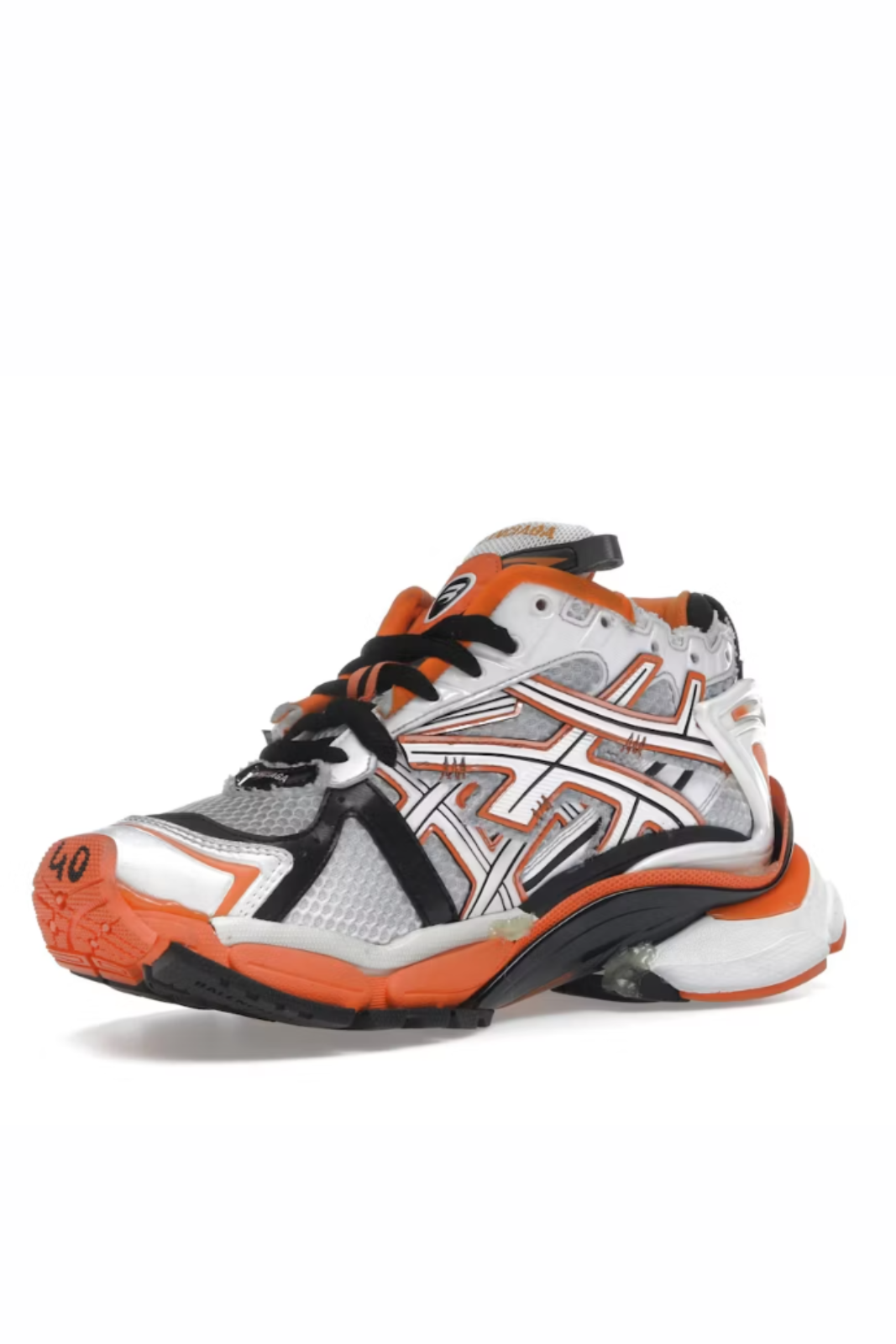 Balenciaga Runner Sneaker White Orange