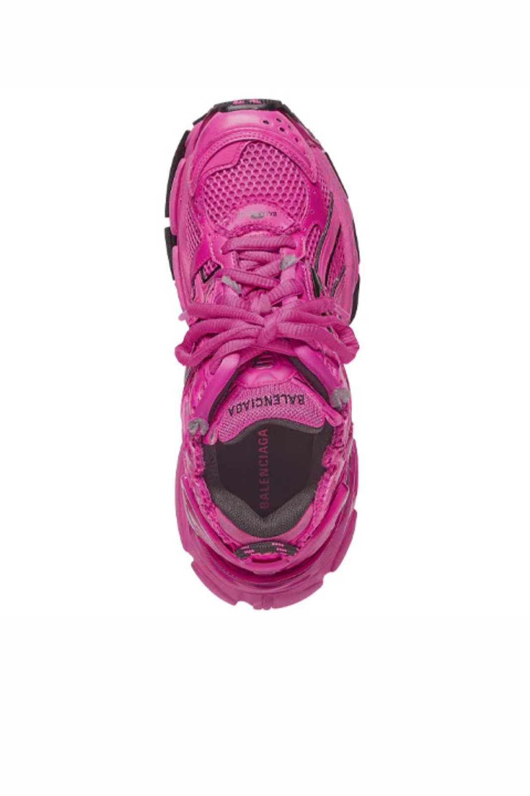 Balenciaga Runner Sneakers Fuchsia Mesh and Nylon