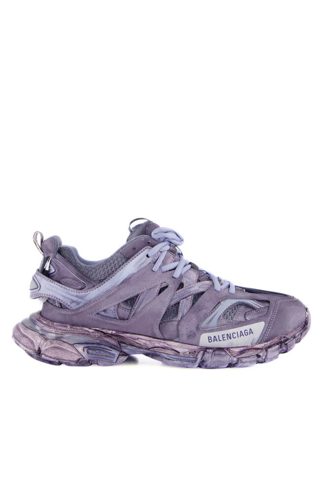 Balenciaga Blue Faded-Effect Track Men Sneakers