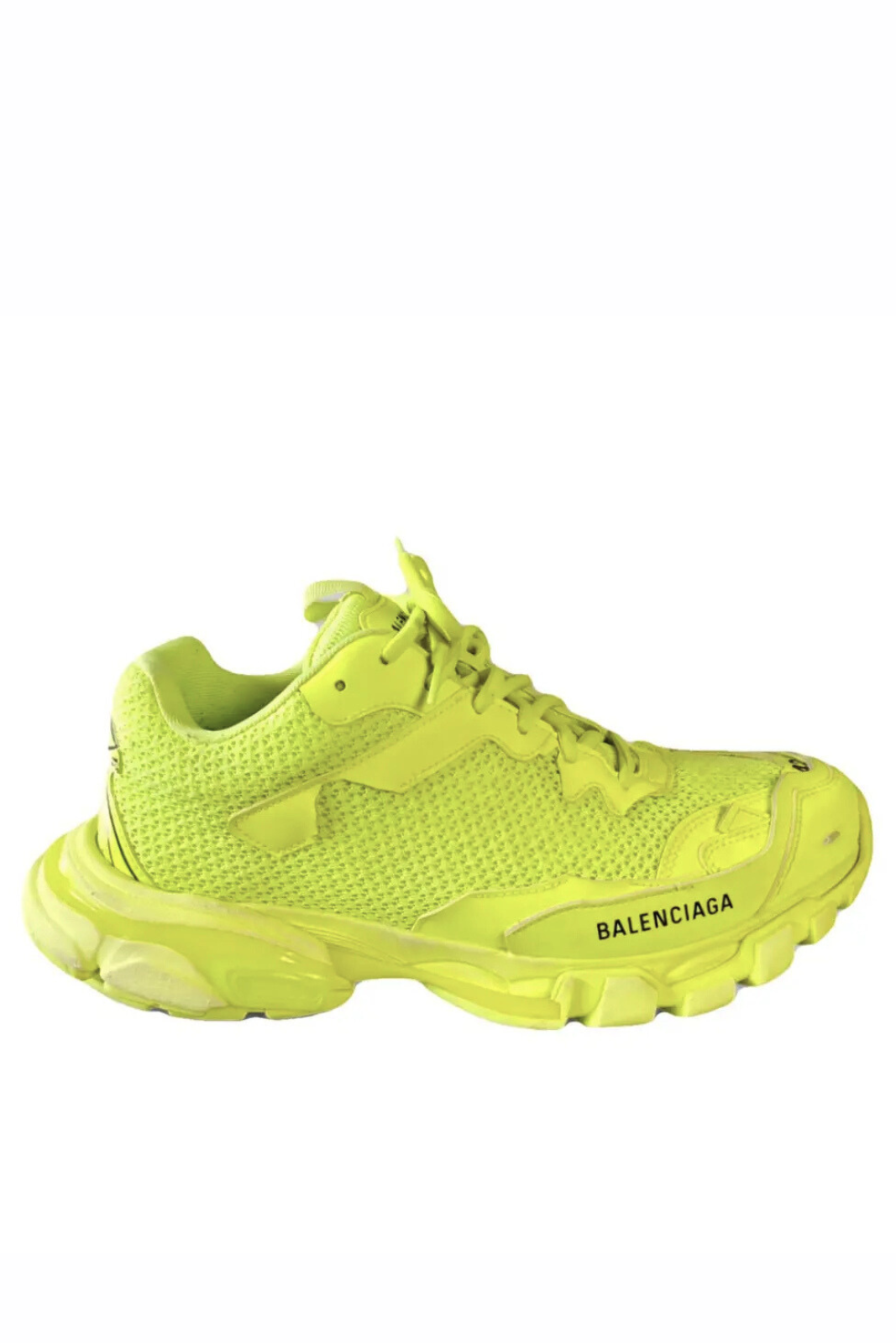 Balenciaga Track 3 Bright Yellow Sneakers