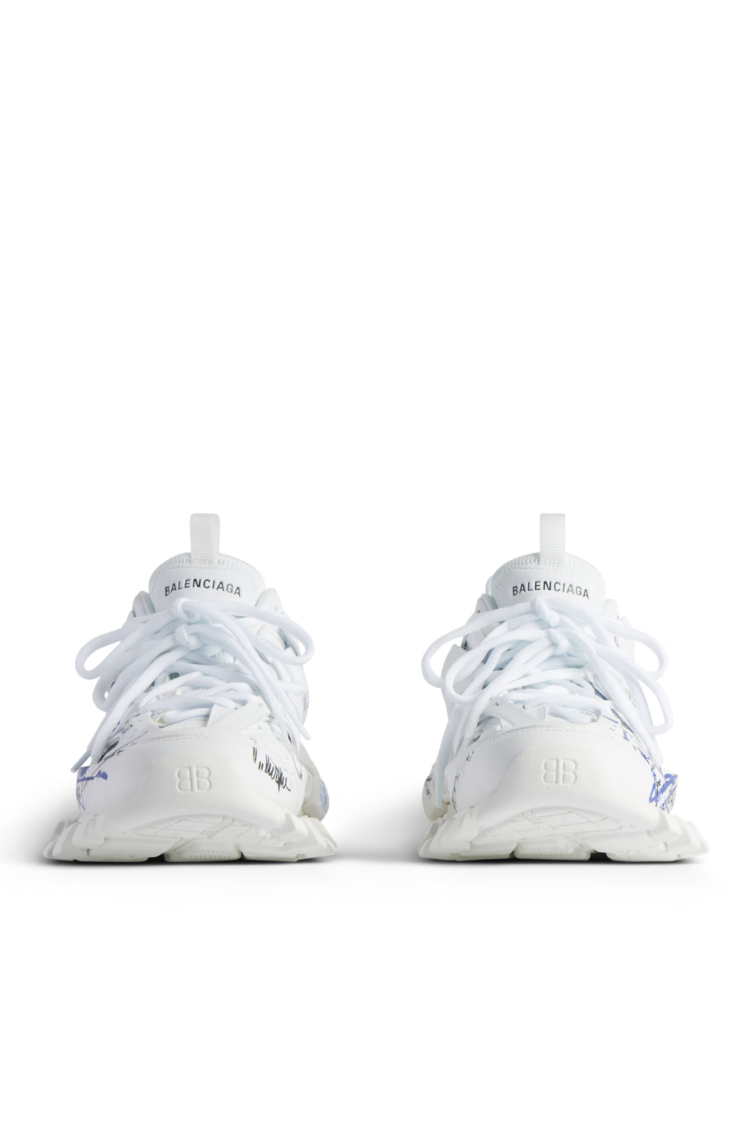 Balenciaga Track Autographe Women Trainers in white, black, blue and red