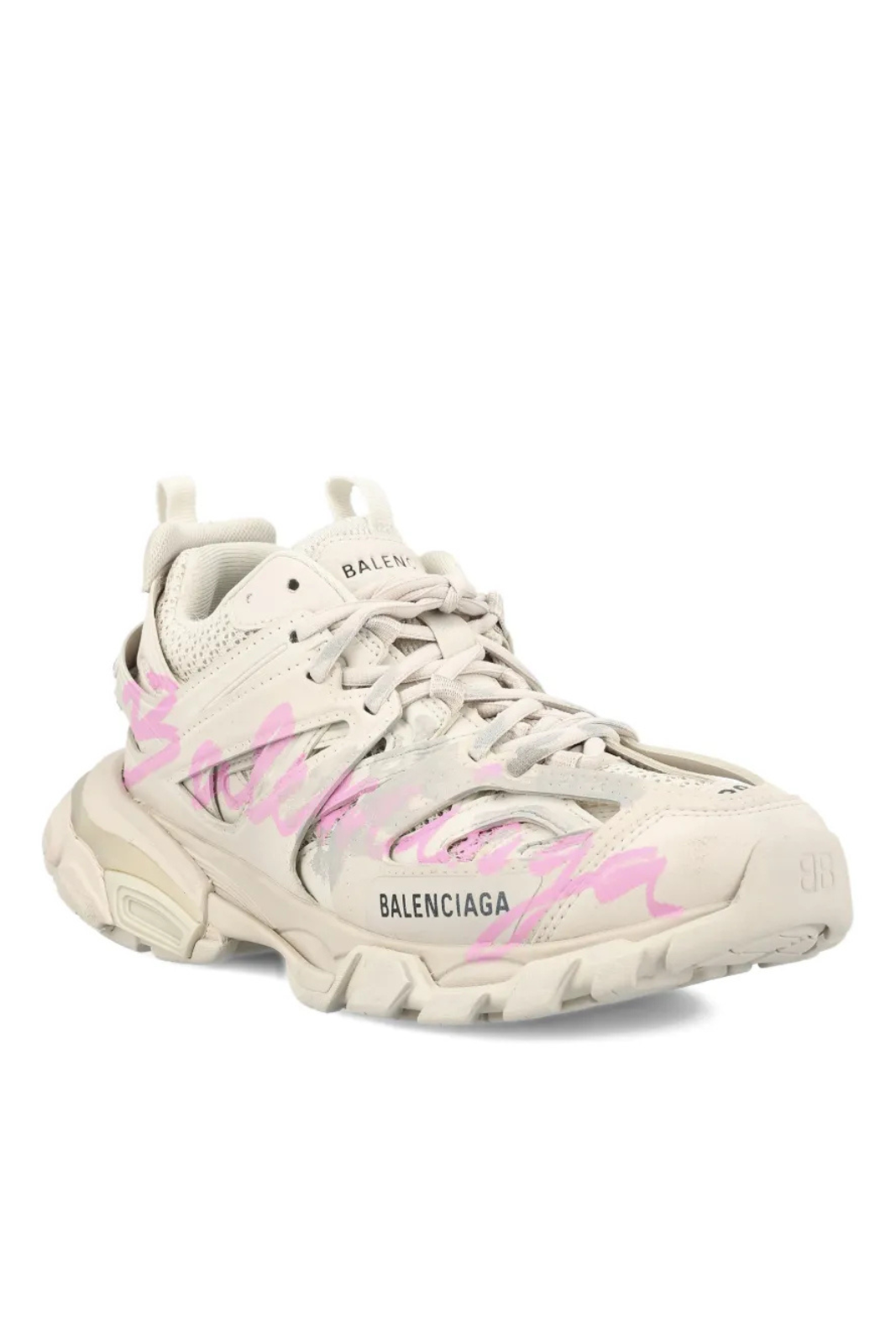 Balenciaga Track woman sneakers Beige, logo design