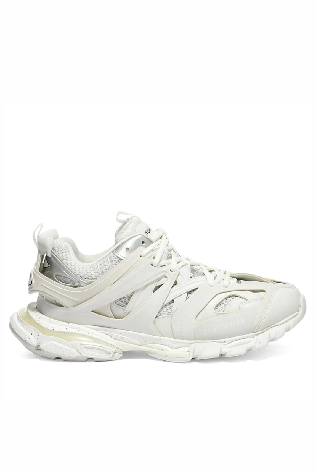 Balenciaga Track Sneakers with Recycled Sole Light Grey mesh and nylon