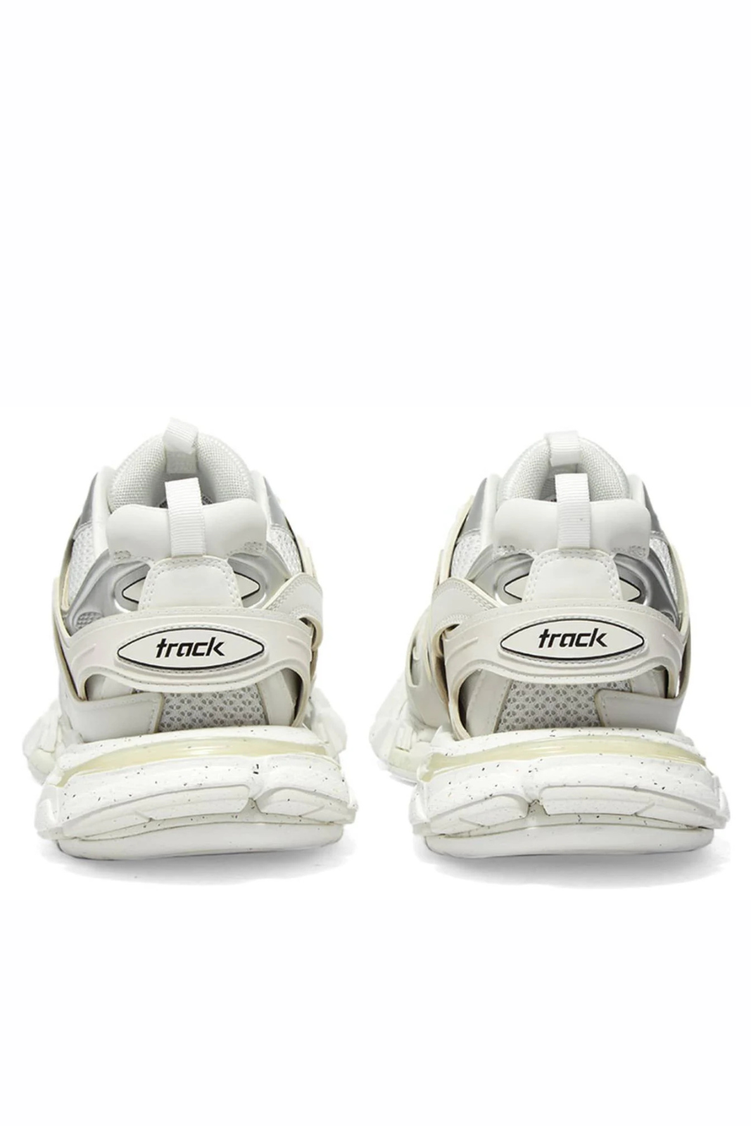 Balenciaga Track Sneakers with Recycled Sole Light Grey mesh and nylon