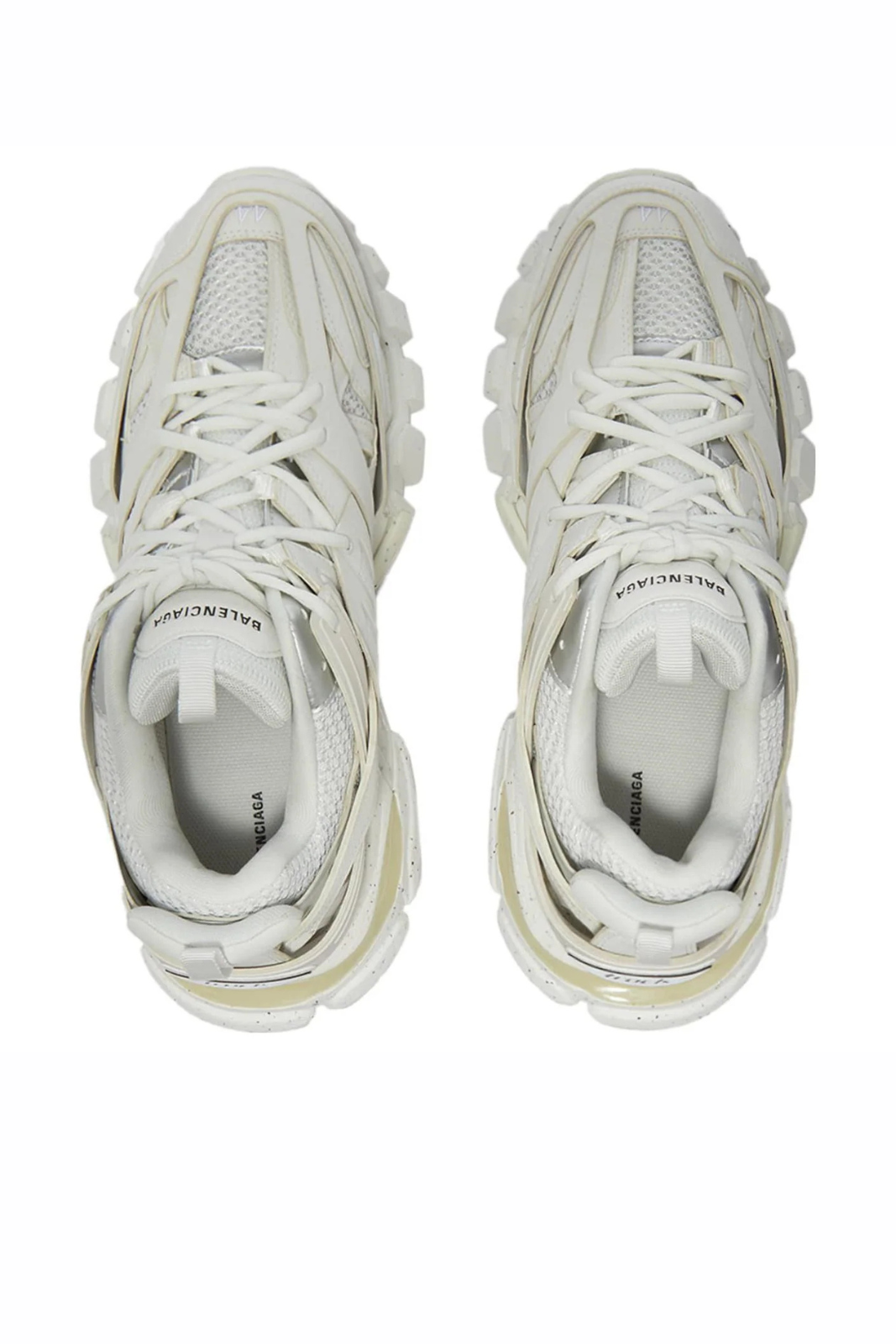 Balenciaga Track Sneakers with Recycled Sole Light Grey mesh and nylon