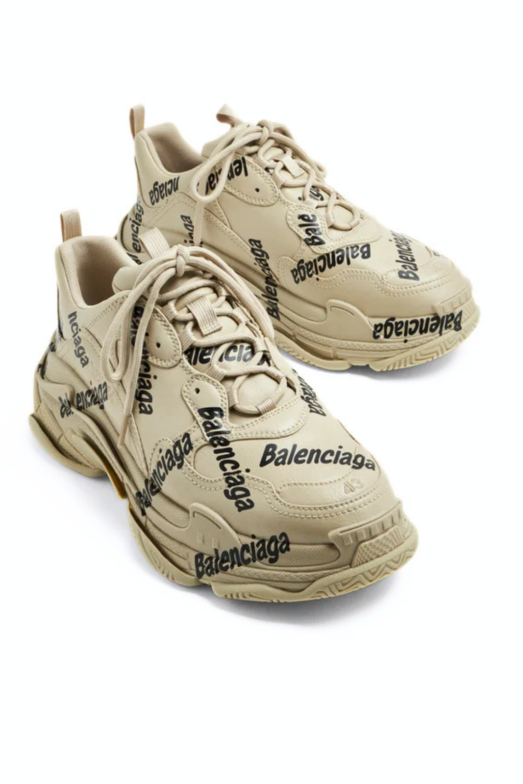 Balenciaga Triple S Logotype sneakers Beige