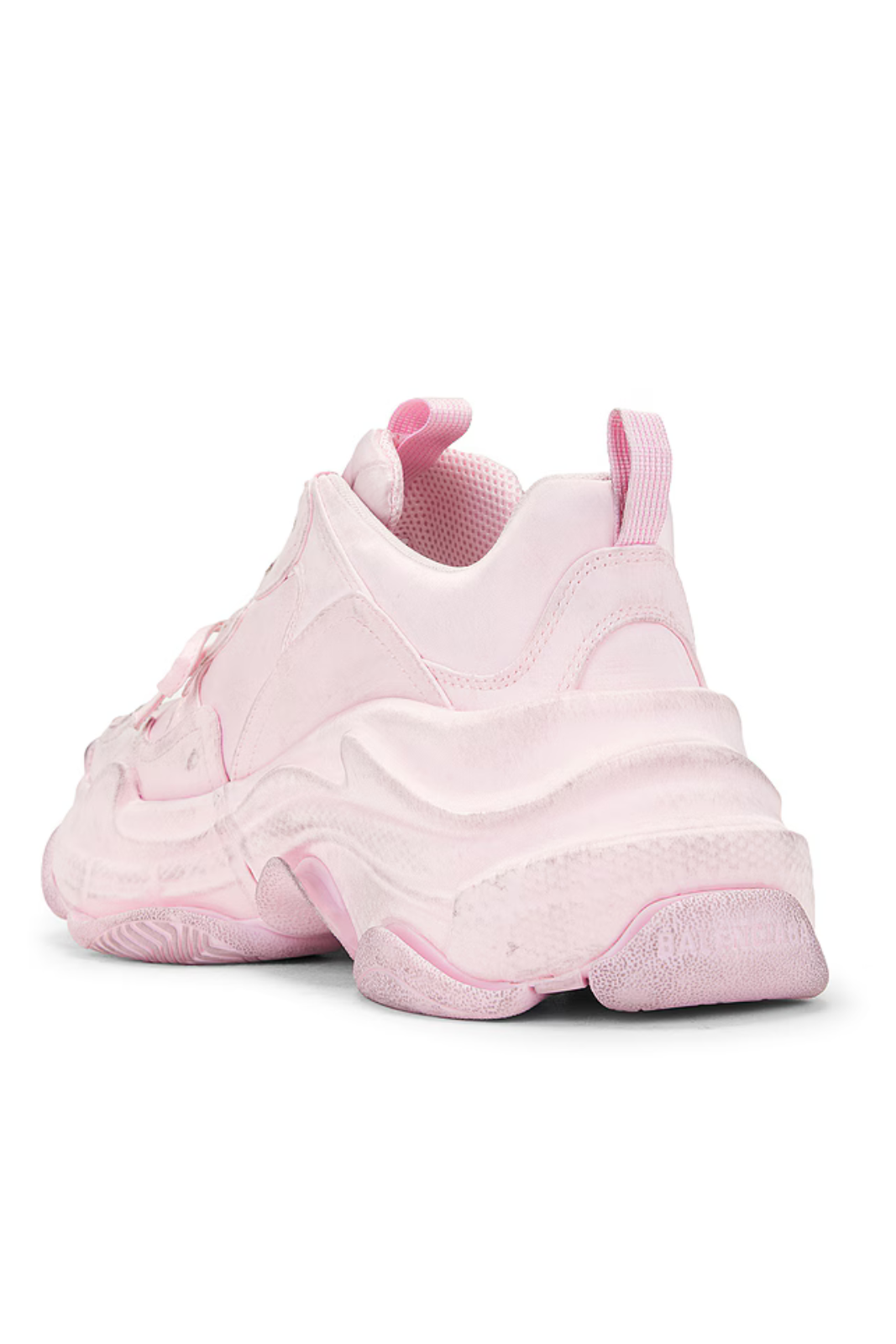 Balenciaga Triple S Satin Women Sneakers Pink