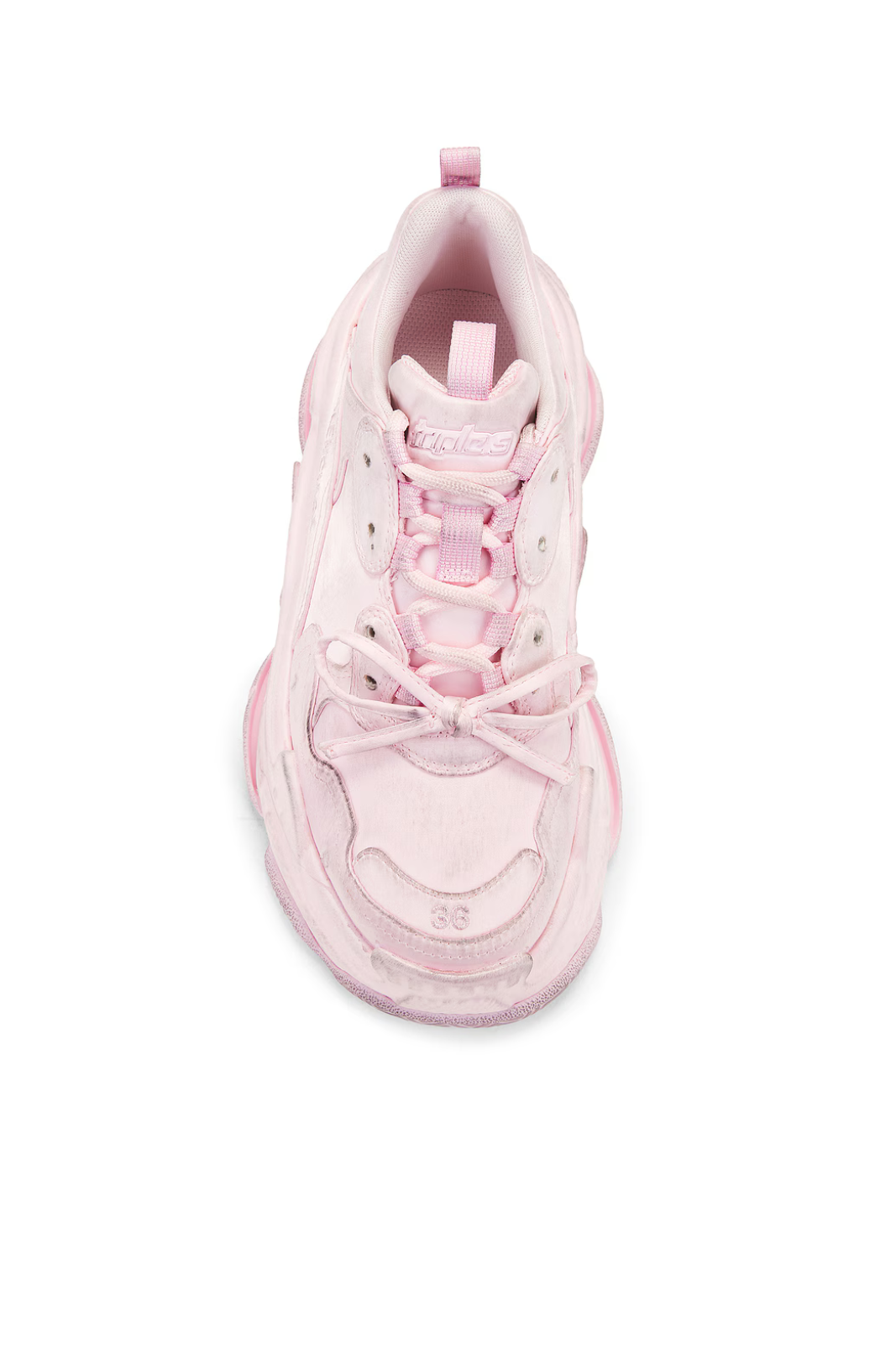 Balenciaga Triple S Satin Women Sneakers Pink | Exclusiv la Finery