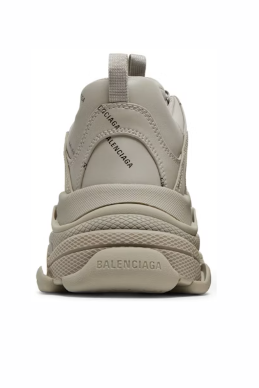 Balenciaga Allover Logo Triple S Light Beige man Sneakers