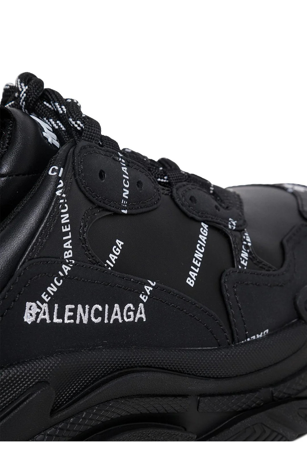 Balenciaga Triple S Sneakers Women Allover Black