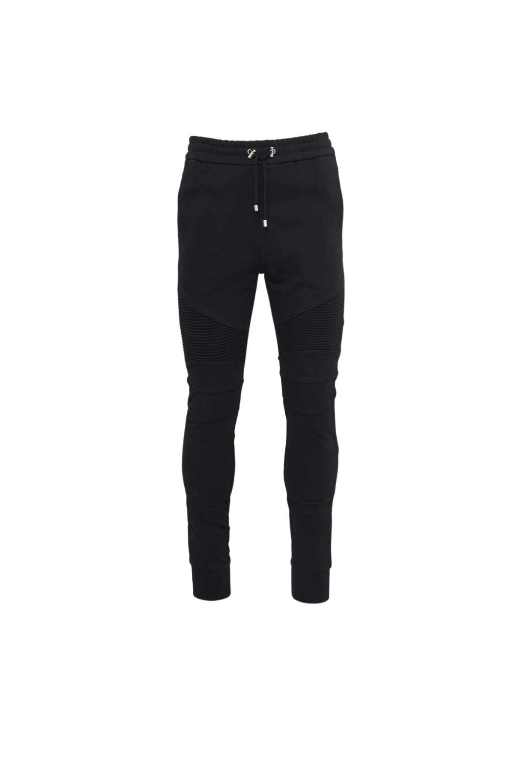 Balmain Track Black Pants with logo