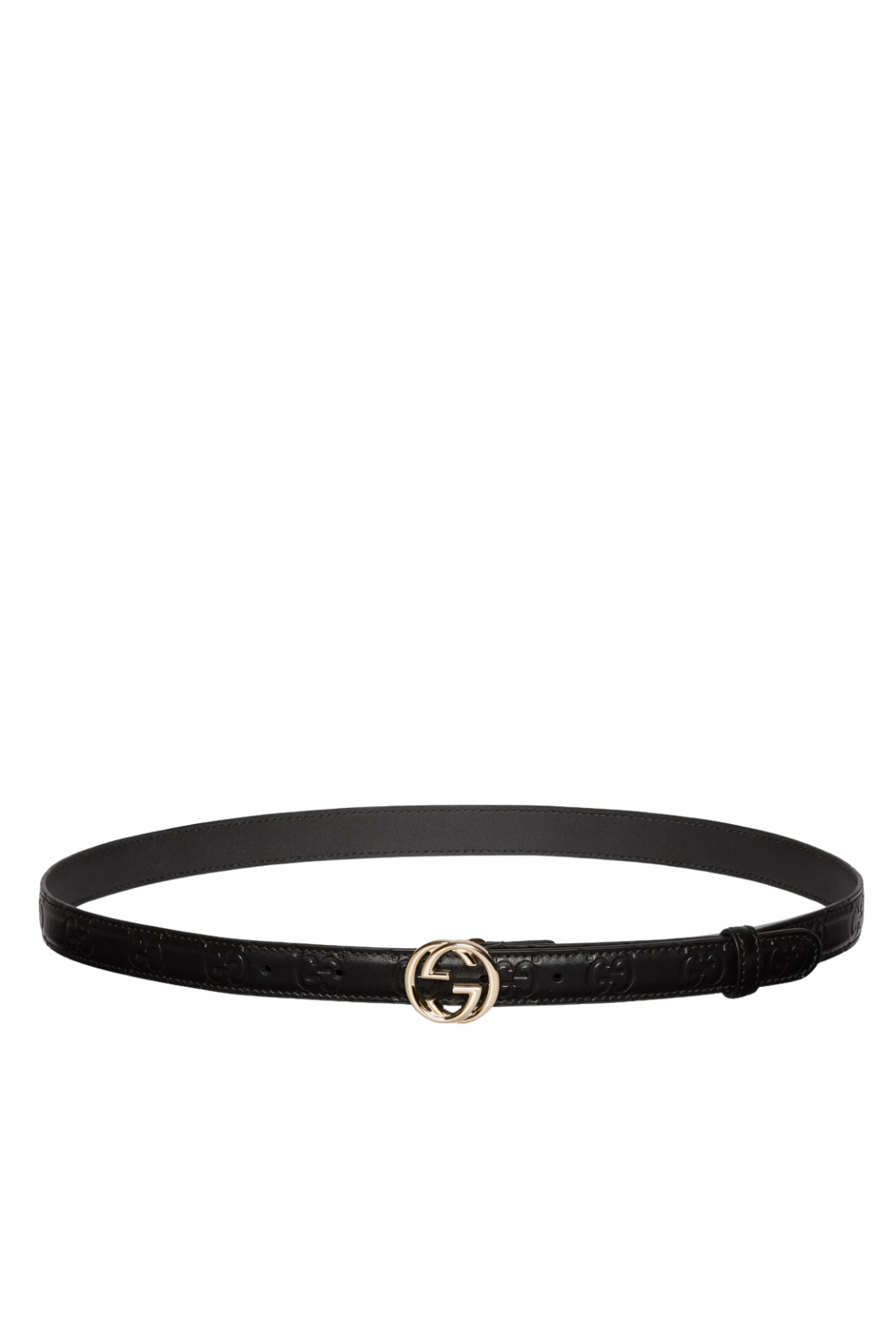 Gucci Belt with Interlocking G buckle Black