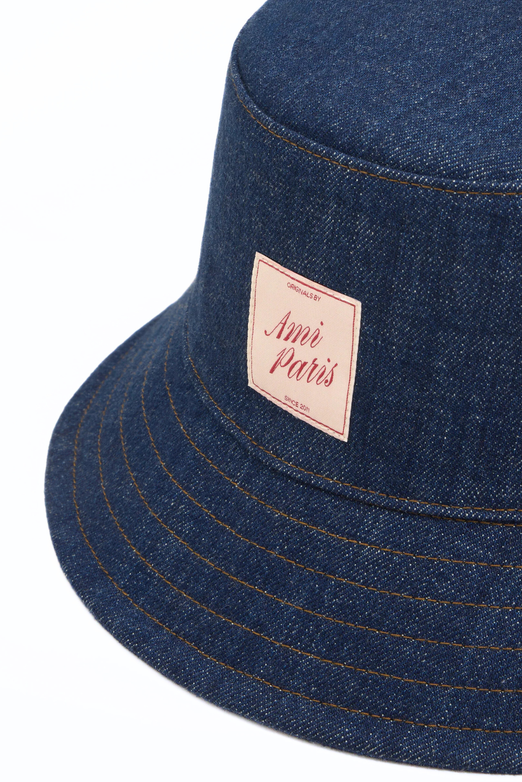 Ami Paris Bob Blue Denim Heritage Cotton Yoke