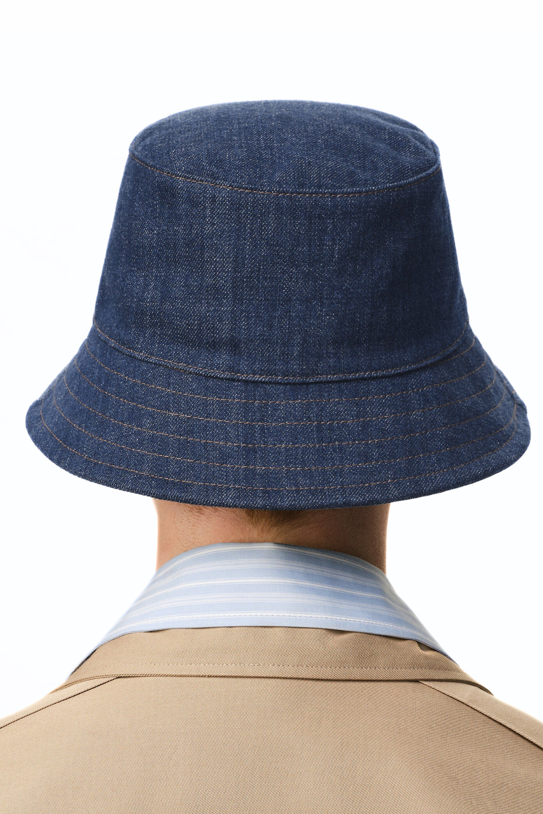 Ami Paris Bob Blue Denim Heritage Cotton Yoke