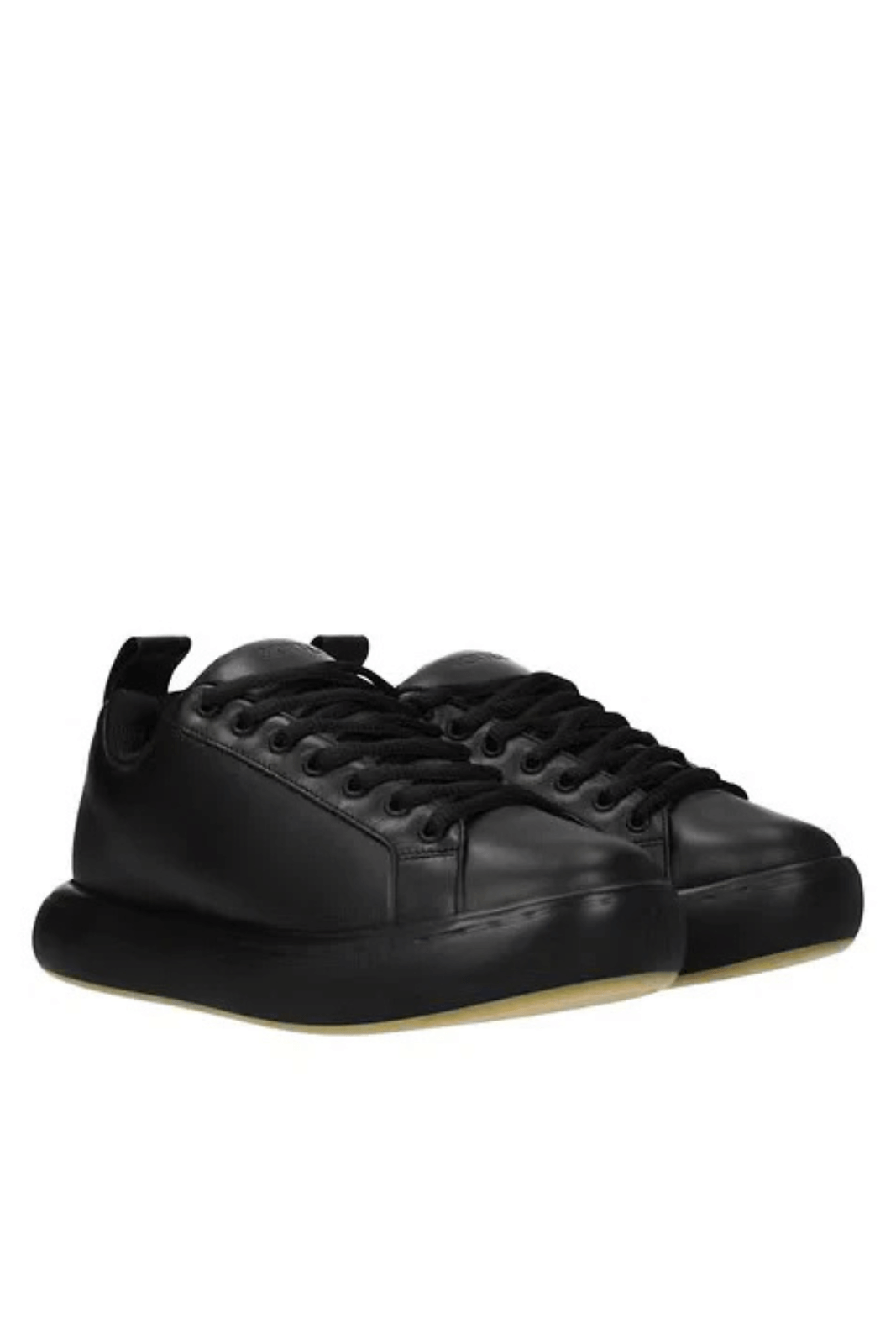 Bottega Veneta Sneakers Men Leather Black | Exclusiv la Finery Boutique