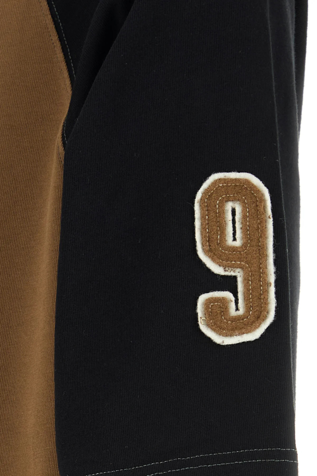 Ami Paris Brown cotton oversize t-shirt