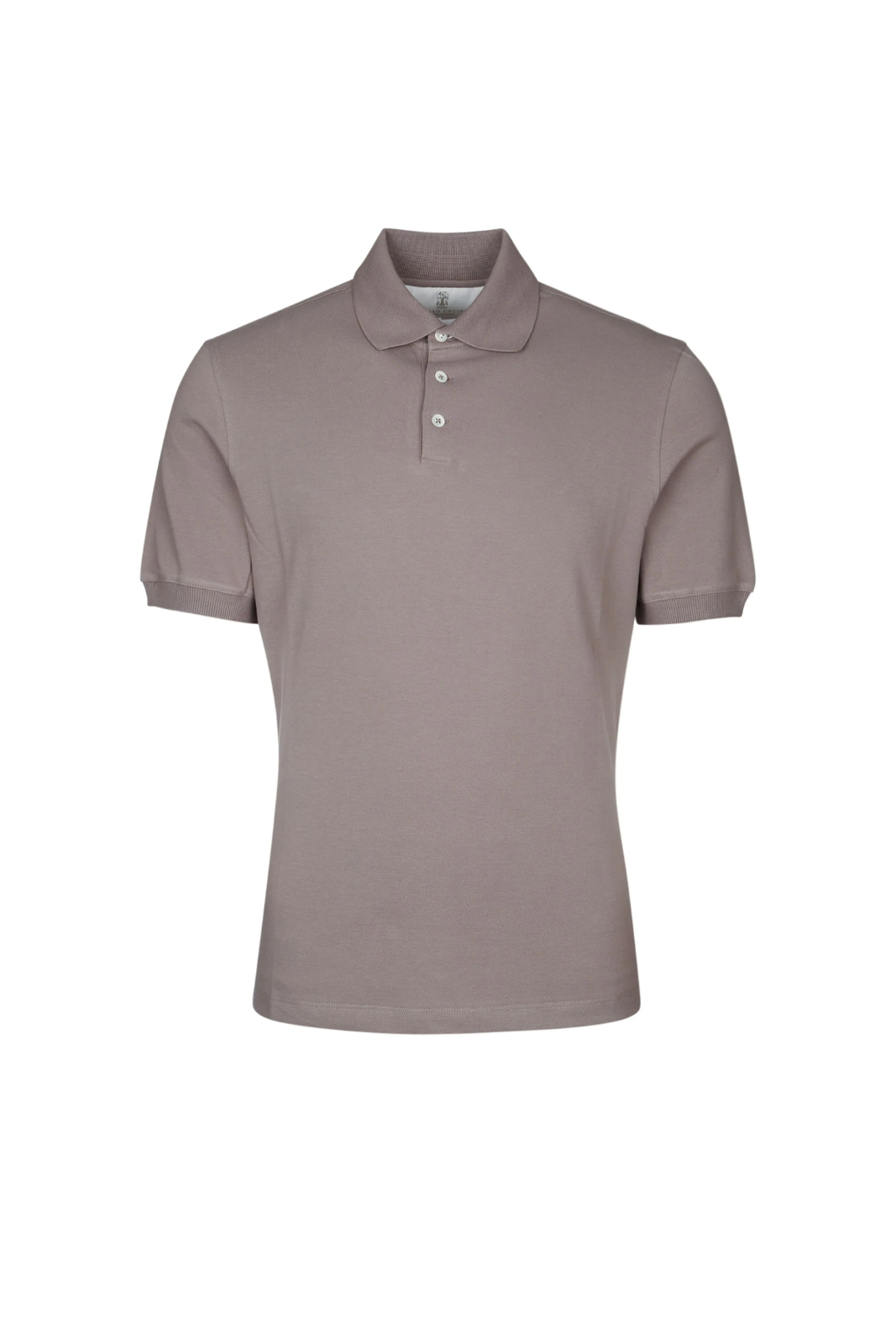 Brunello Cucinelli cotton polo shirt Brown for men