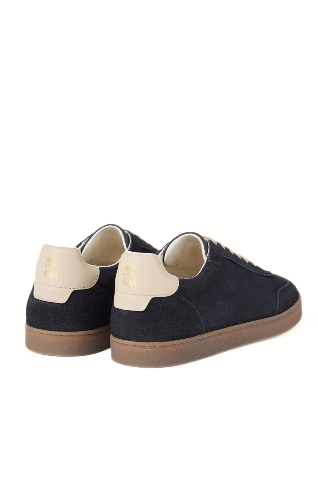 Brunello Cucinelli Washed suede sneakers Blue