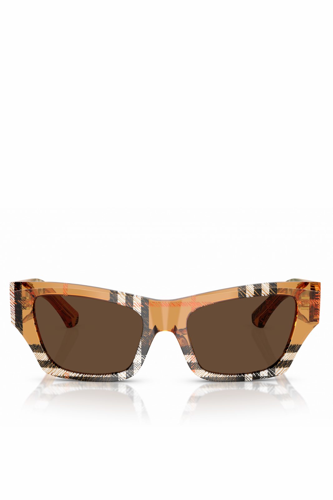 Burberry Acetate Square Cat Eye Sunglasses