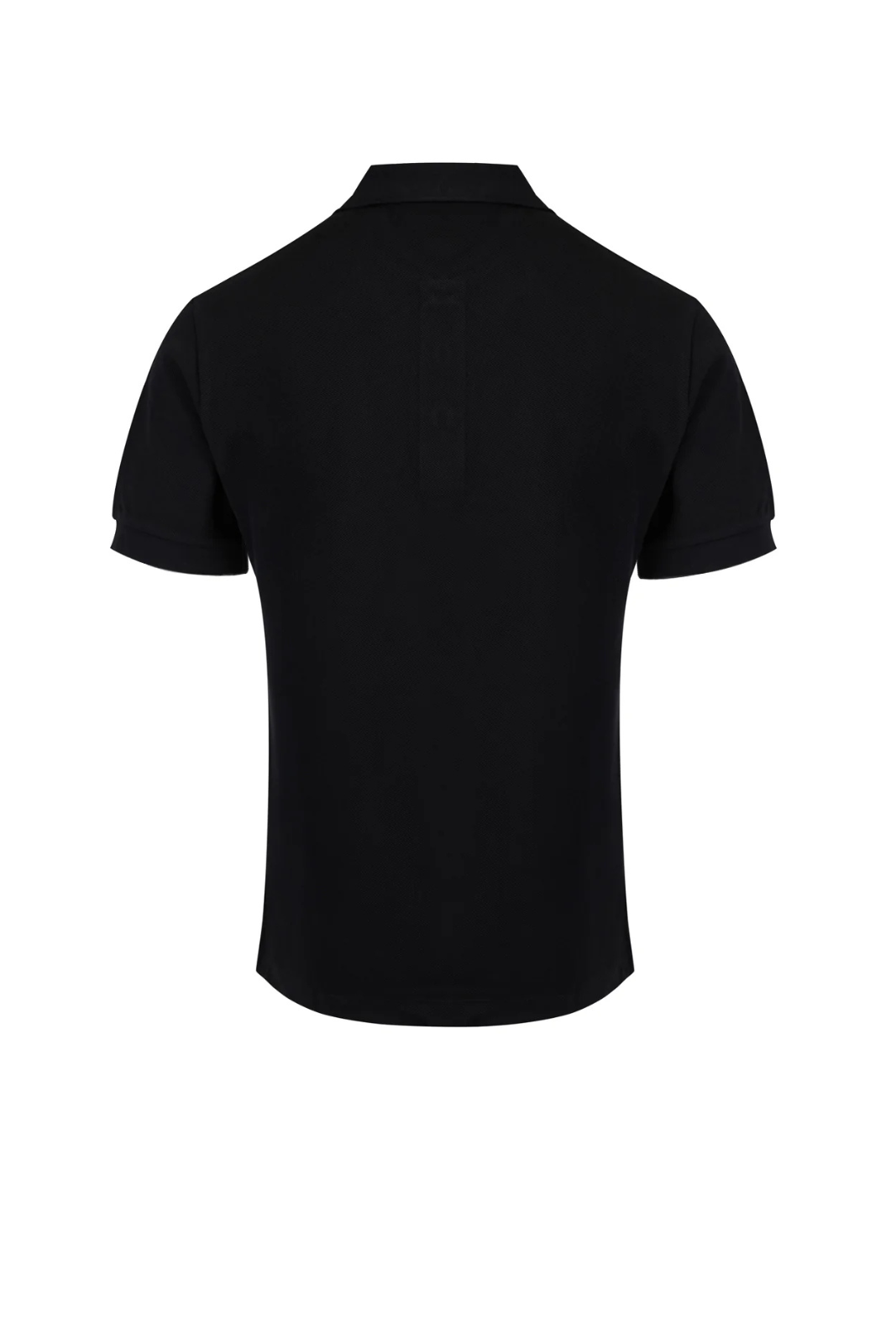 Burberry Black Cotton Collared Polo Shirt