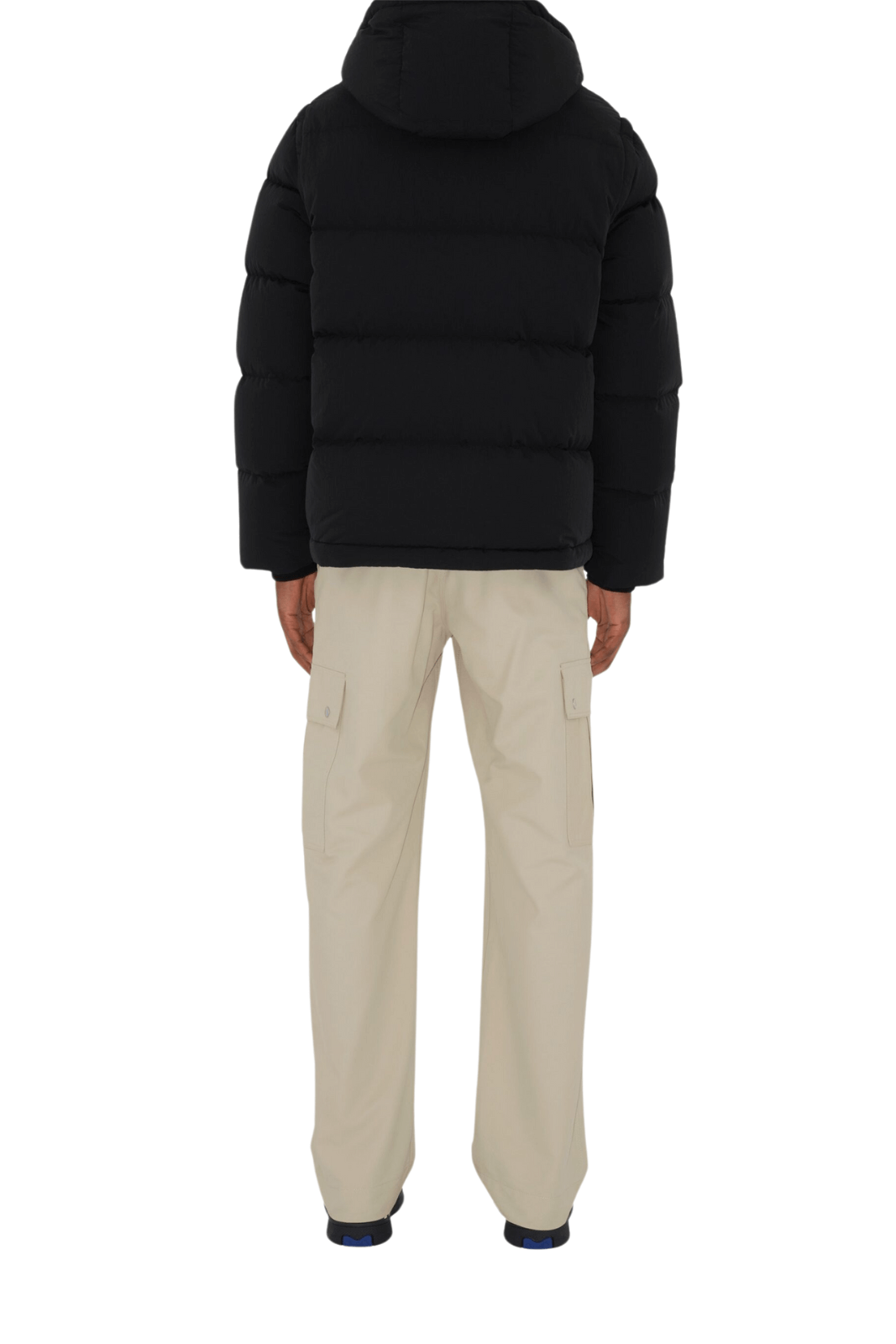 Burberry detachable-sleeve padded Man Black jacket