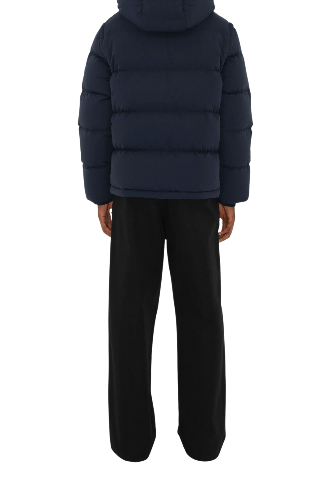 Burberry detachable-sleeve puffer Man dark blue jacket