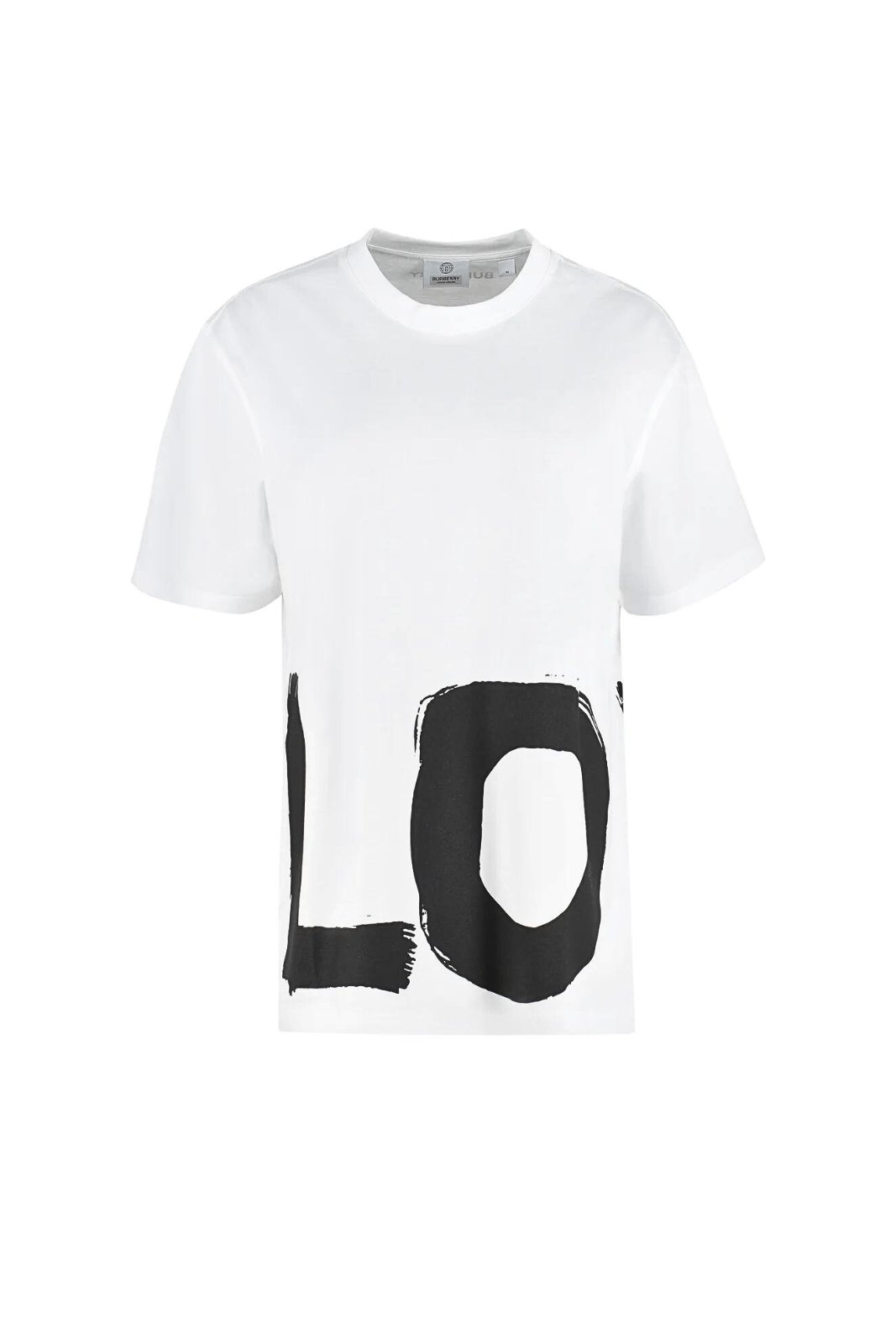 Burberry Love Print Oversized T-Shirt White