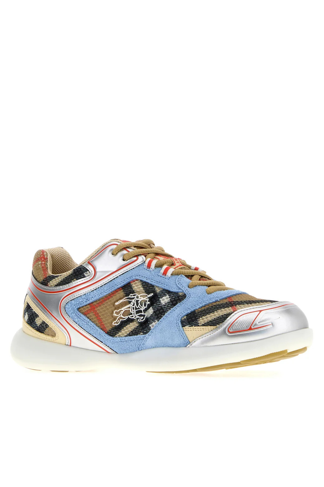 Burberry Multicolor mesh and suede Matrix sneakers