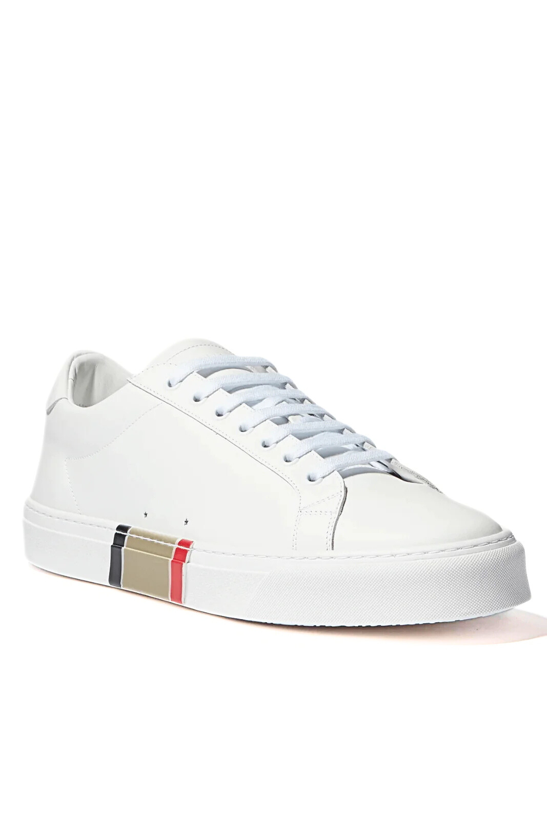 Burberry  Rangleton leather Optic White Low Top Sneakers