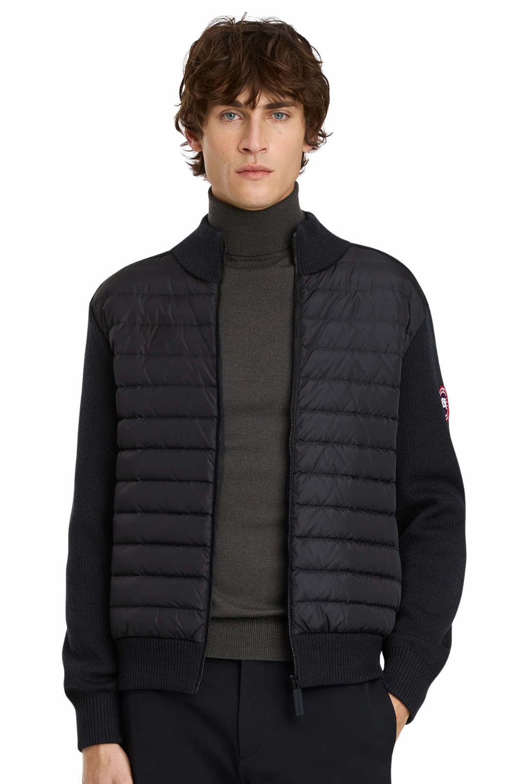 Canada Goose HyBridge Knit Jacket Iron Grey