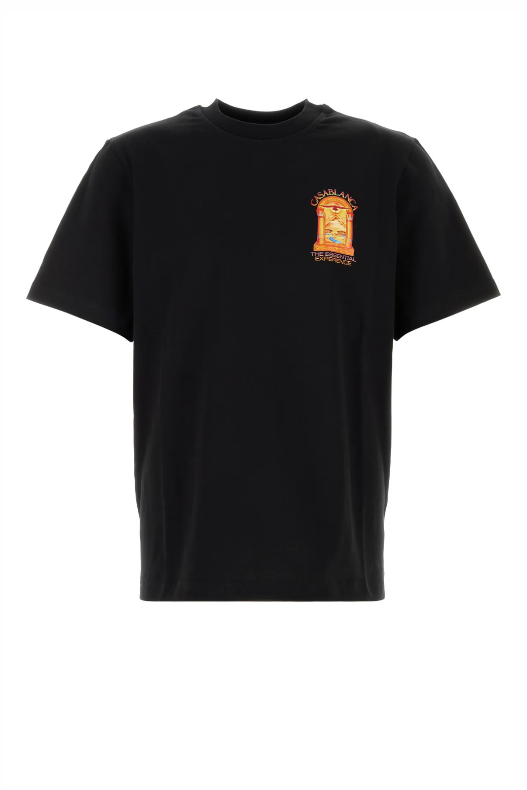 Casablanca Black Organic Cotton Hermons Mirage T-Shirt