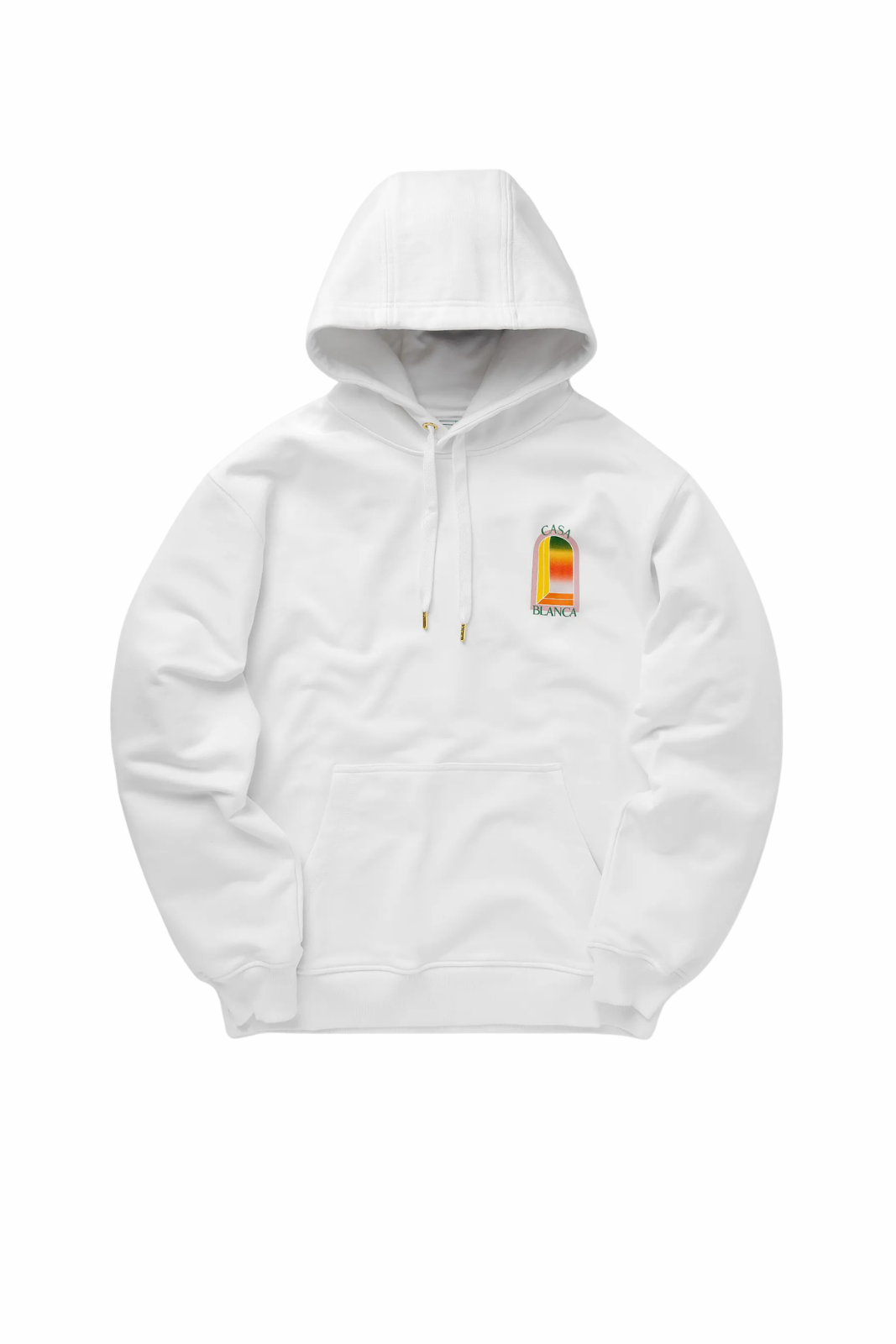 Casablanca White Gradient Arch Logo Hoodie