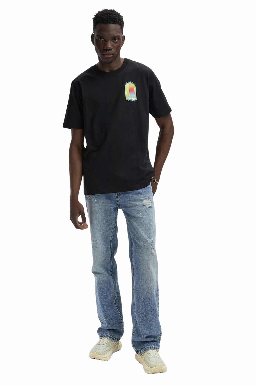 Casablanca The L'Arche Classic Tee Black T-Shirt