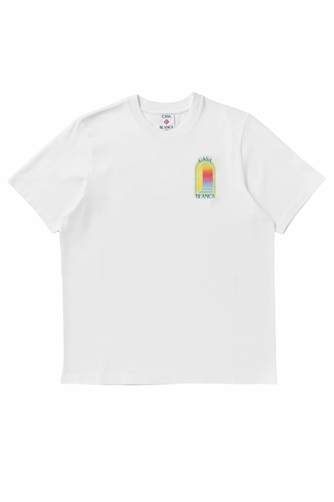 Casablanca White Cotton L'Arche Classic Tee