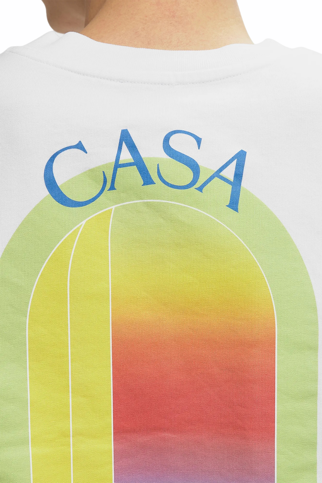 Casablanca White Cotton L'Arche Classic Tee
