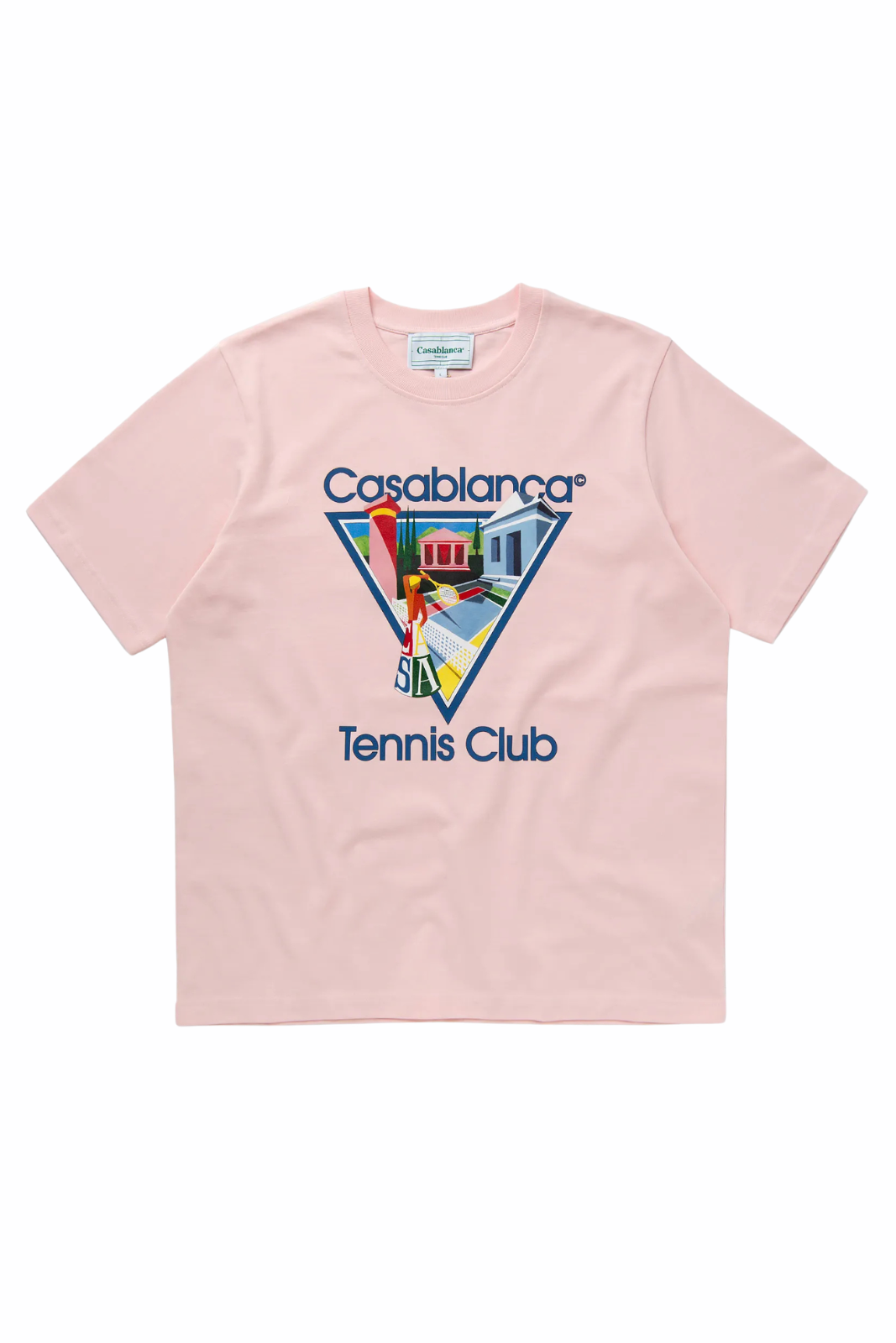 Casablanca la Jouese Printed T-shirt Pink