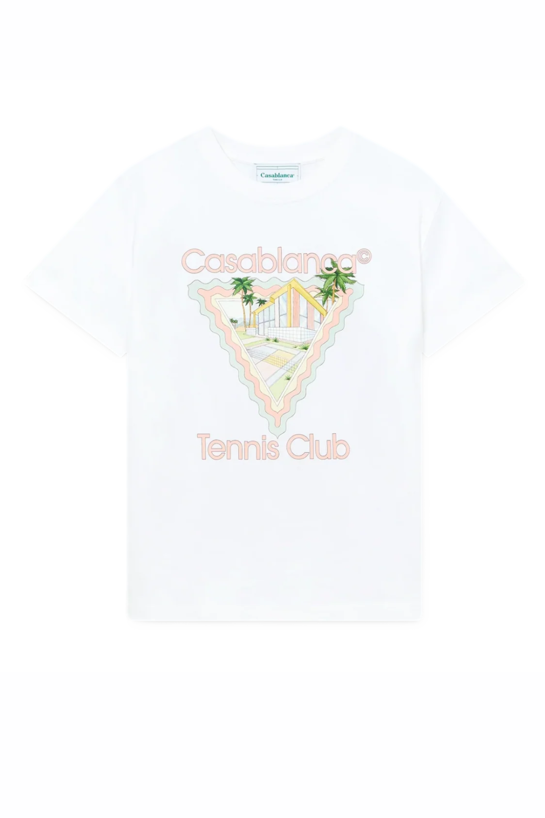 Casablanca Maison de Reve Printed T-Shirt White