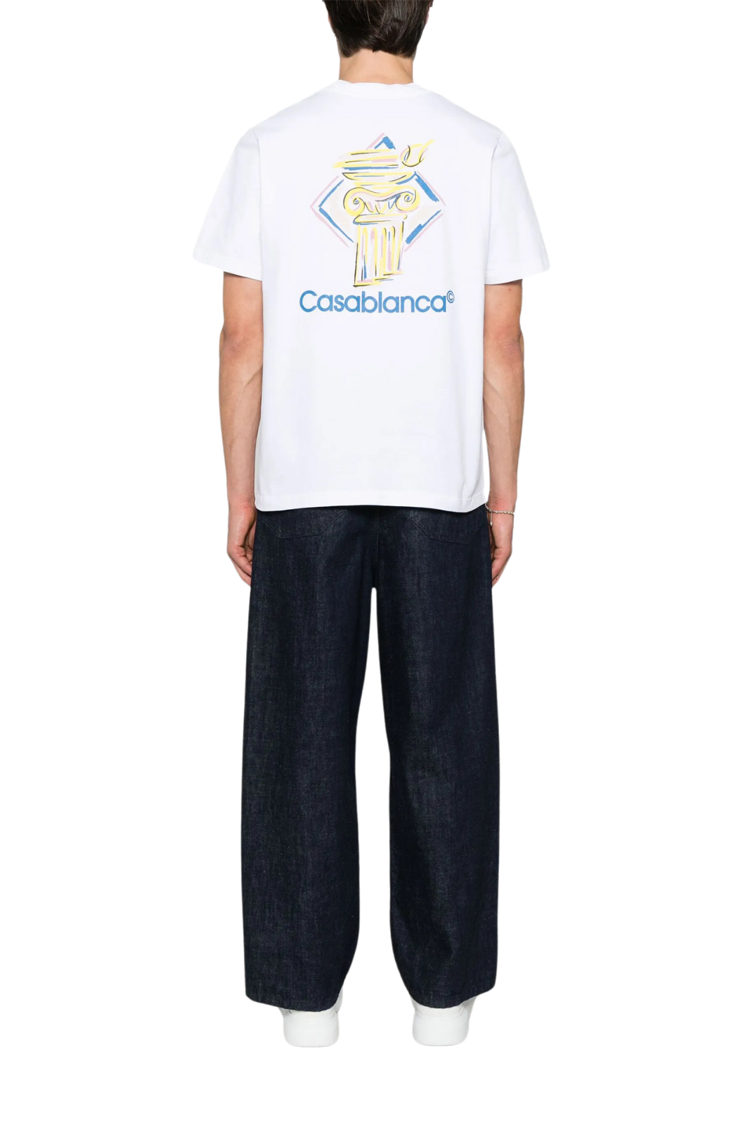 Casablanca printed Man T-shirt White
