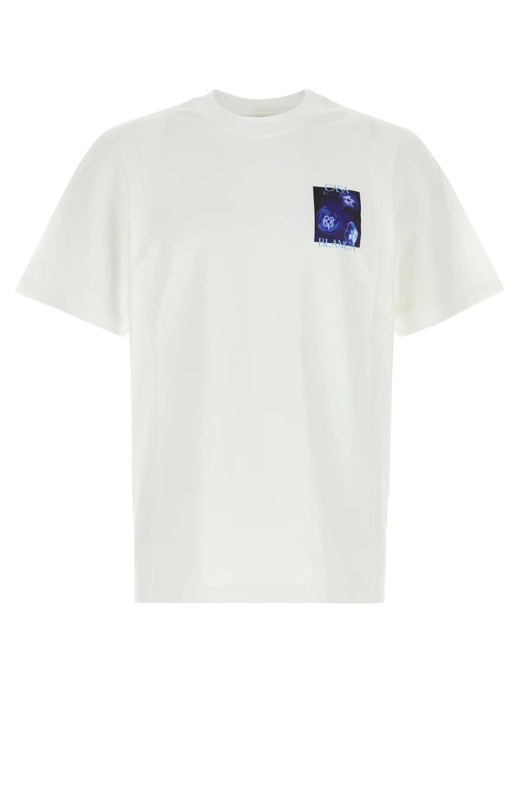 Casablanca White cotton t-shirt Meduse Sportif Jersey