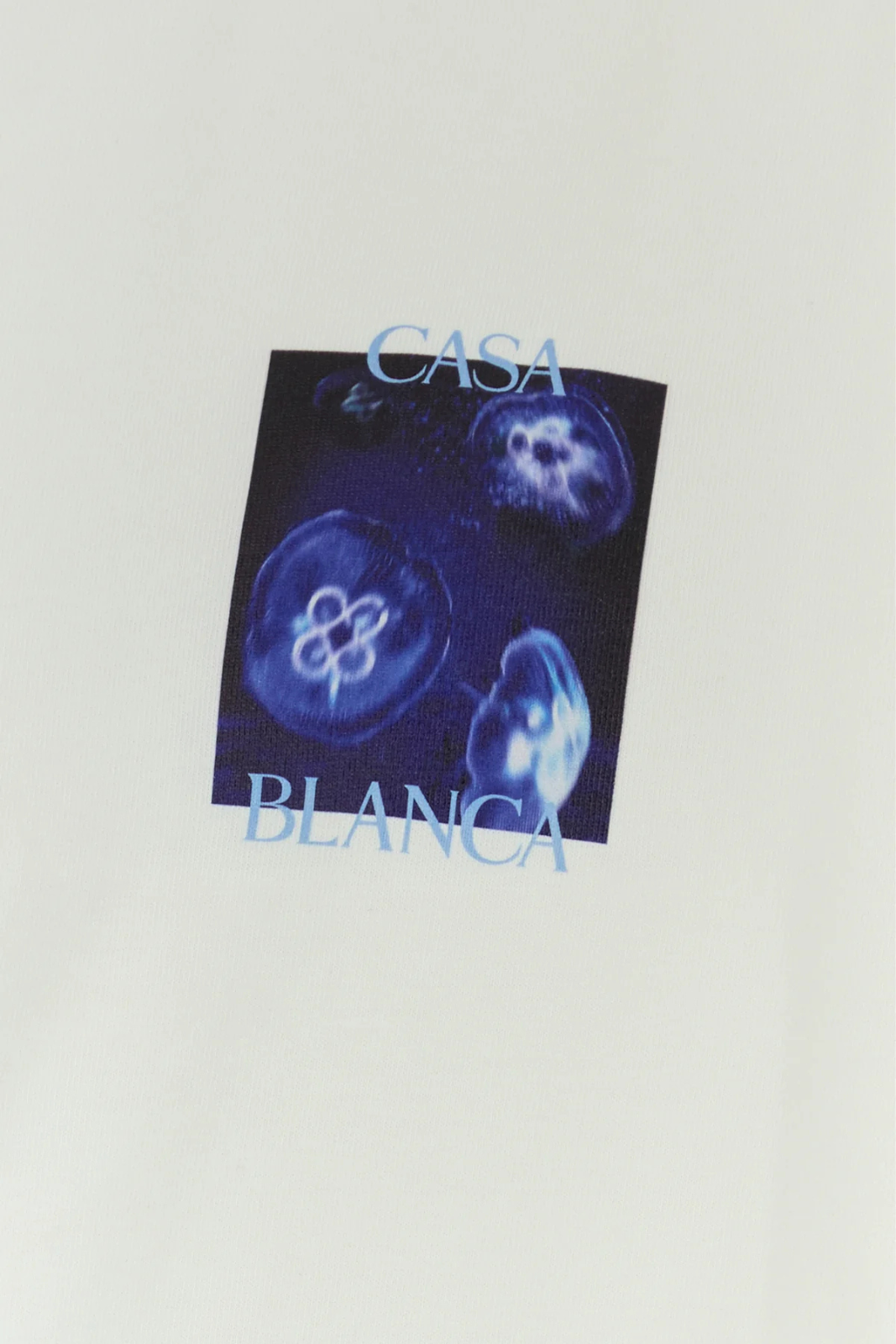 Casablanca White cotton t-shirt Meduse Sportif Jersey