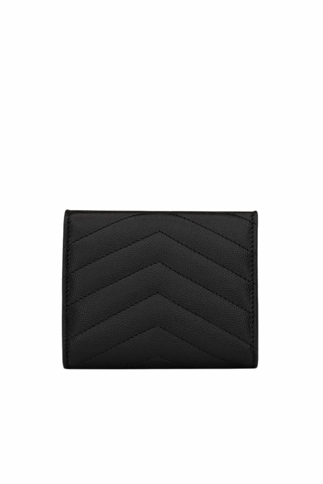 Saint Laurent Cassandre Matelasse Multi-Folded Wallet In Grain De Poudre Leather