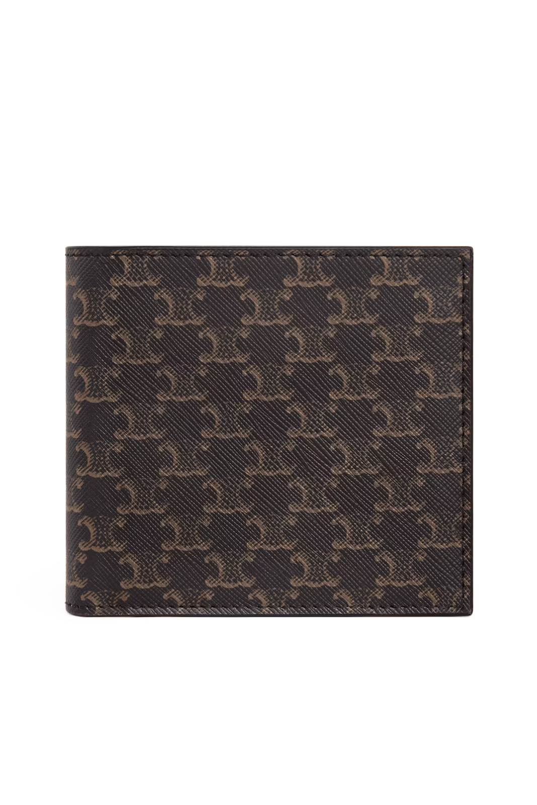 Celine Bi-fold card holder IN Triomphe Canvas Black