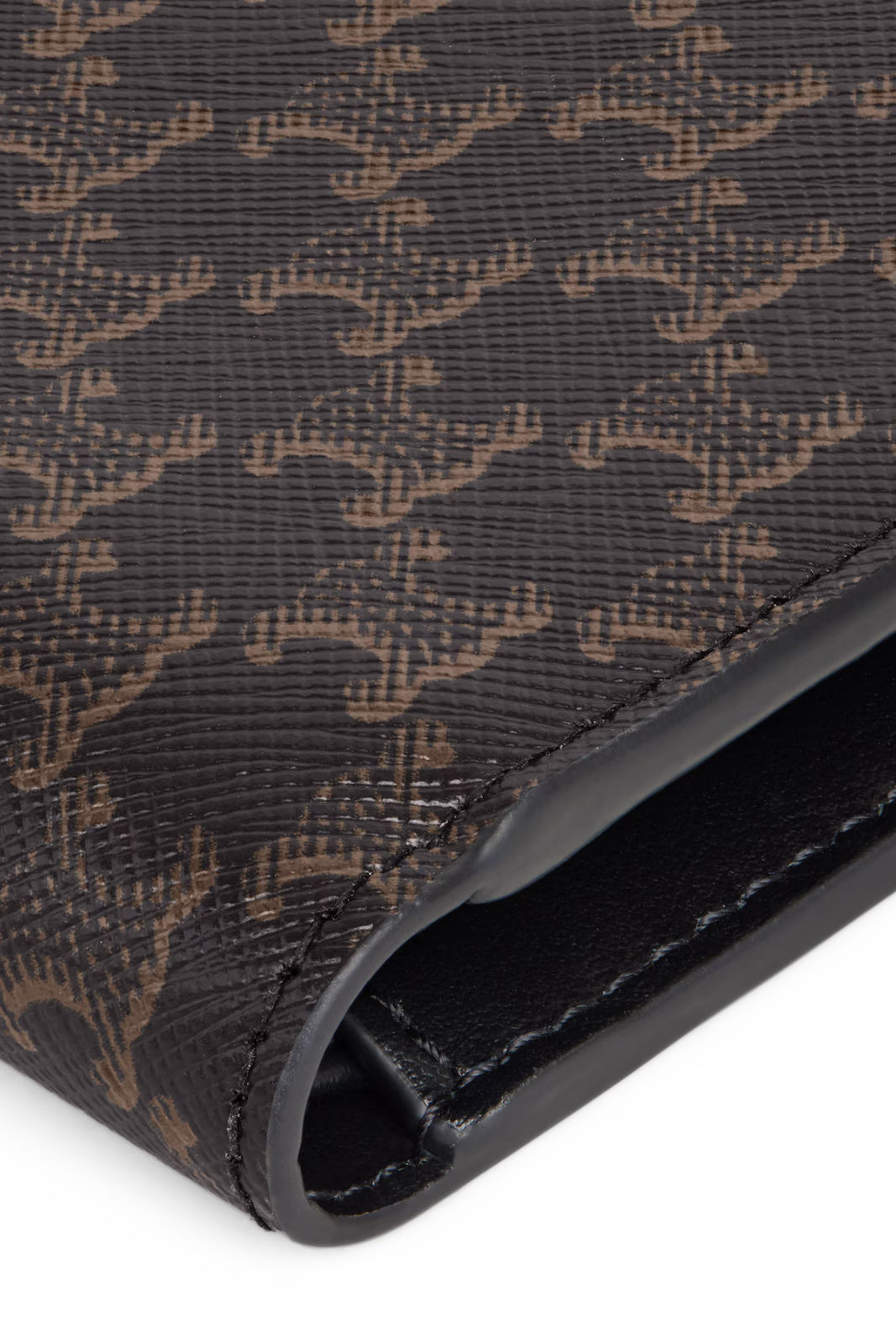 Celine Bi-fold card holder IN Triomphe Canvas Black